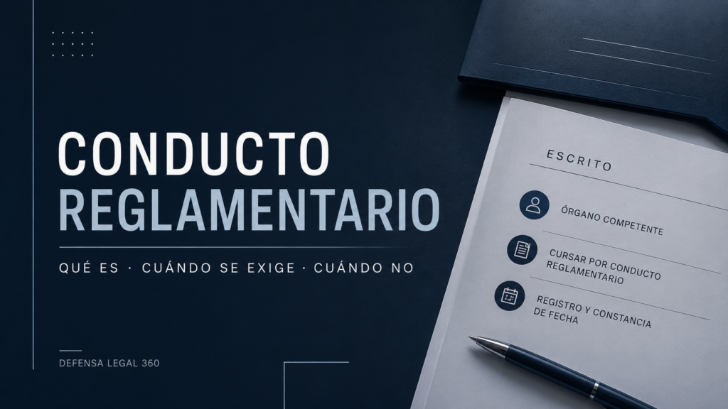 Conducto reglamentario: qué es, cuándo se exige y cuándo no